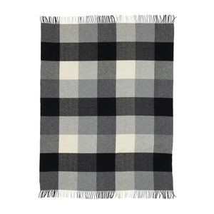 Oversized Yorkshire Plaid Wool Blankets (Embroidered)