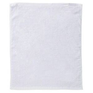 Premium Mid-Weight Velour Sports Towel (White Towel, Embroidered)