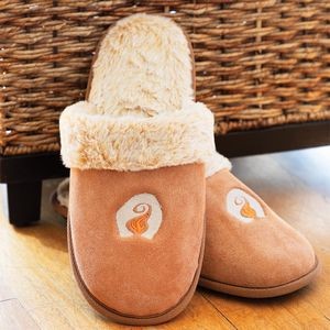 Premium Fur Lined Slippers (Embroidered)