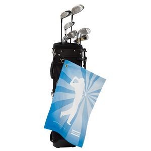 Microfiber Golf Towel - Corner Hook Grommet (Sublimated)