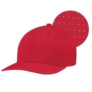 6 Panel Constructed Pro-Round (Mesh Back) - Polyester Rip Stop Mesh Cap