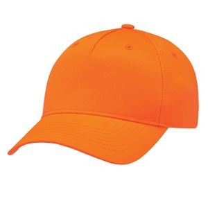 Hunting / Safety Cap - 5 Panel Constructed Full-Fit-Five