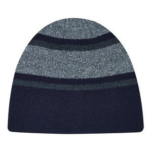 Marl/Stripe Rib Knit Board Cap