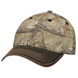 Weathered Polycotton Realtree® Camouflage Cap