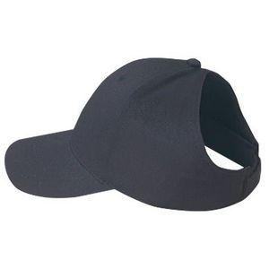 Women's Ponytail Cap w/Deluxe Blended Chino Twill