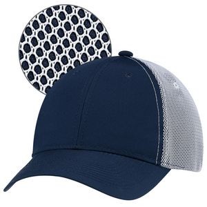 6 Panel Constructed Full-Fit Cap w/Bonded Mesh