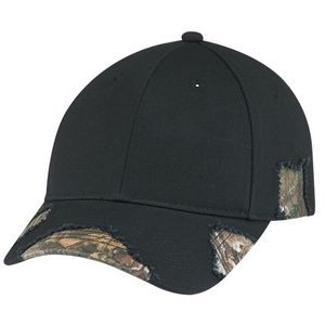 Brushed Polycotton/Deluxe Chino Twill Enzyme Washed Cap (Mossy Oak Break Up® or Realtree®)