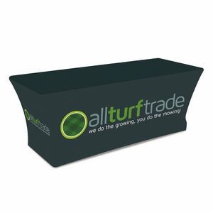 8' TruFit™ Table Throw, Fitted, Full-Color, Dye-Sublimation