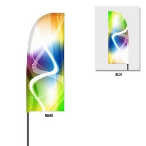 7' Flex Banner™ Flag Only, Double-Sided Feather Flag