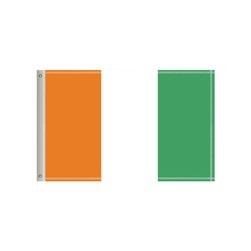 96"W x 60"H National Flag, Côte d'Ivoire, Single-Sided