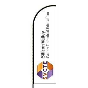 21.5' Flex Banner™ LX Kit, Double-Sided Feather Flag