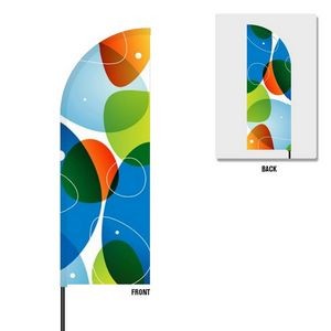 11' Flex Banner™ Kit, Double-Sided Feather Flag, Pro Sleeve