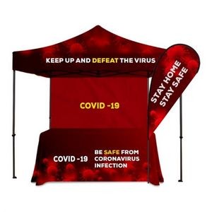 Professional Medical Help Services Testing Station Coronavirus COVID-19 Kit - Stay Home Stay Safe