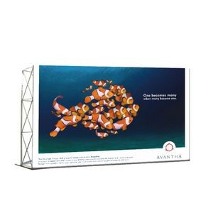 Flat Back Wall Replacement Graphic Only, Single Sided Print - 16' x 8' (Hardware Not Included)
