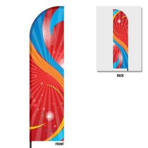 21.5' Flex Banner™ Flag Only, Double-Sided Feather Flag, Pro Sleeve