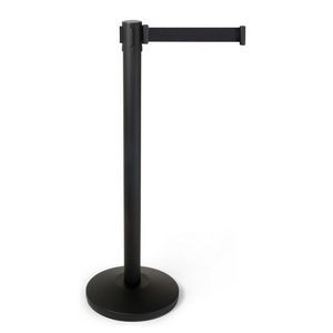 Q King Crowd Control Stanchion Post with 7.8" Retractable Belt