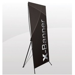22.75"W x 67.25"H X-Banner Replacement Graphic, Fabric