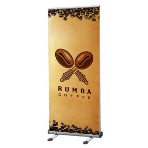 Retractable Banner Stand with Trinodal Pole