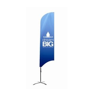 7' Flex Banner™ G7 Kit, Single-Sided Feather Flag