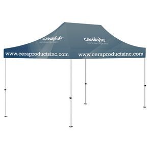 10' x 15' Rigid Pop-Up Tent Kit, Full-Color, Dye Sublimation