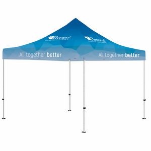 10' x 10' Rigid Pop-Up Tent Kit, Full-Color, Dye Sublimation