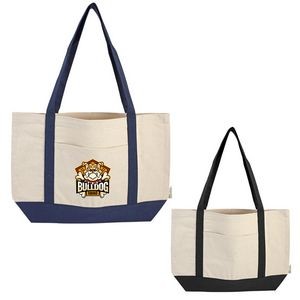 Dallas Recycled Cotton Front Pocket Tote