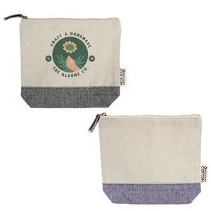 Baltimore Recycled Cotton Two Tone Everyday Pouch