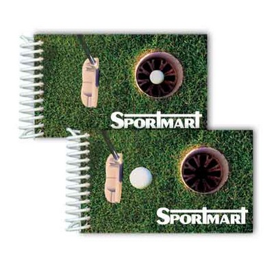 Stock 3D Lenticular Golf Putt Mini Notebook (Imprinted)