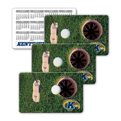 Wallet Size Calendar Card w/Lenticular Golf Animation Effect (Custom)
