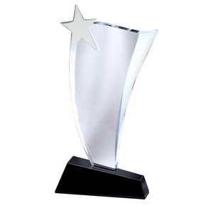 Arisen Optic Crystal Star Award - 9'' h