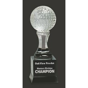Golf Podium-BB Crystal Golf Ball Award - 9