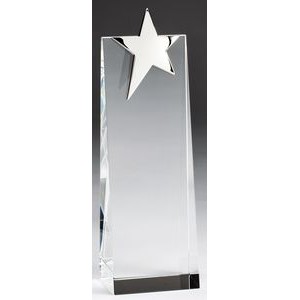Sparkling Heights Crystal Star Tower Award - 9'' h