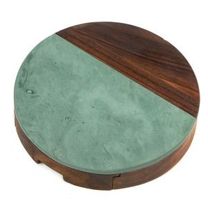 Winslow Marble Cheese Tray Green