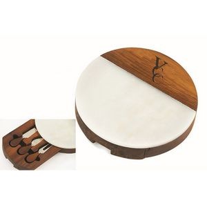 Winslow Marble Cheese Tray White