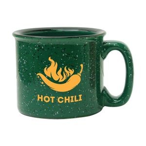 15 oz. Green Campfire Mug