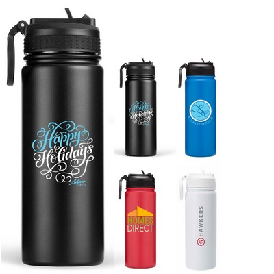 18 Oz. The Travelor Stainless Steel Vacuum Bottle