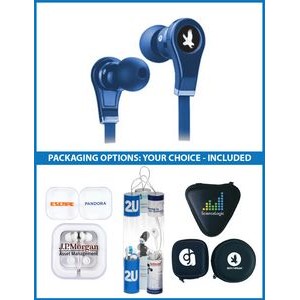 The Harmony Stereo Earbuds with upgraded speakers, choice of packaging