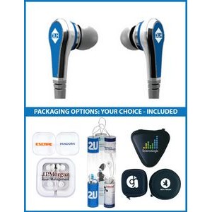 The Rhythm Stereo Earbuds with upgraded speakers and choice of packaging