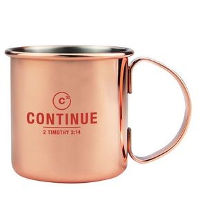 14 Oz. Copper Coated Stainless Steel Moscow Mule Mug