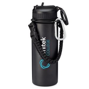 18 Oz. Paracord Stainless Steel Vacuum Bottle
