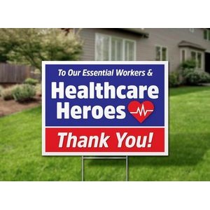 18"x24" Coroplast Yard Signs - Two Sided