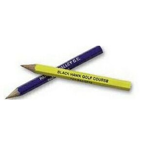 Round Golf Pencil W/ Out Eraser