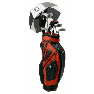 Drizzle Stick Flex Golf Bag Umbrella w/ Bendable Neck