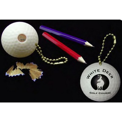 Stroke Shaver Golf Ball Look Pencil Sharpener