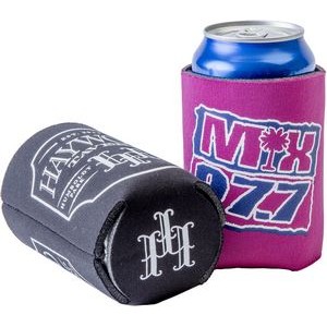 FoamZone Premium Collapsible Can Cooler with Bottom Imprint
