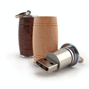 4GB Specialty USB - Oak Barrel