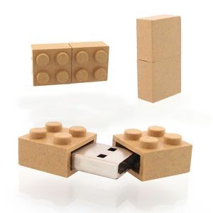 16GB -Eco Friendly Plastic Building Block USB Drive
