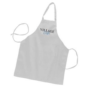 White Twill Full Length Butcher Apron - 1 Color (28"x34")