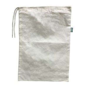 ORGANIC Drawstring Shoe Bag - blank (11" x 16")