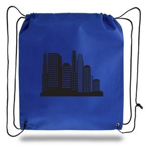 Drawstring Water Repellant Cinch Backpack - 1 Color (16